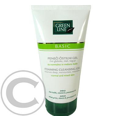 Green Line Basic pěnící čistící gel 150ml, Green, Line, Basic, pěnící, čistící, gel, 150ml