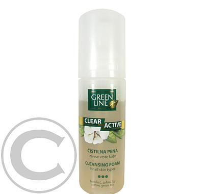 Green Line Clear Active Osvěžující čistící pěna 150ml, Green, Line, Clear, Active, Osvěžující, čistící, pěna, 150ml