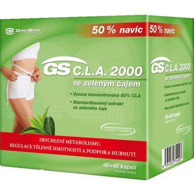 GS C.L.A. 2000 se zeleným čajem cps.40 40 zdarma, GS, C.L.A., 2000, se, zeleným, čajem, cps.40, 40, zdarma