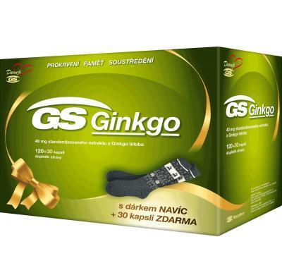 GS Ginkgo 120   30 kapslí ZDARMA   Vánoční balení 2013