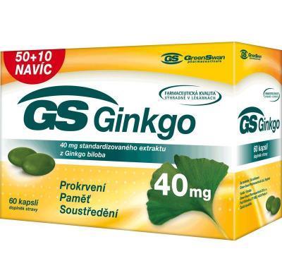 GS Ginkgo 50   10 kapslí, GS, Ginkgo, 50, , 10, kapslí