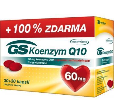 GS Koenzym Q10 60mg cps. 30 30, GS, Koenzym, Q10, 60mg, cps., 30, 30