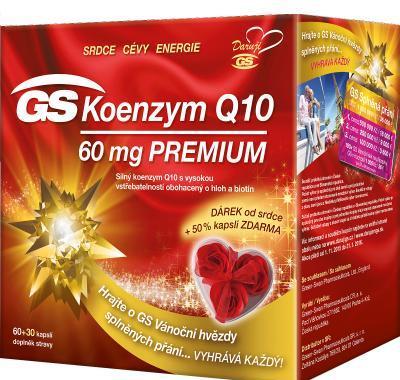 GS Koenzym Q10 60mg Premium 60   30 kapslí zdarma   dárek mýdlové růže