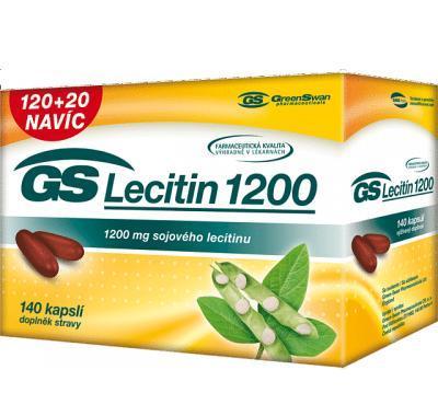 GS Lecitin 1200 - 120   20 kapslí, GS, Lecitin, 1200, 120, , 20, kapslí