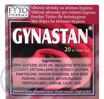 Gynastan vlhčené ubrousky intimní hygienické 20ks Fytopharma, Gynastan, vlhčené, ubrousky, intimní, hygienické, 20ks, Fytopharma