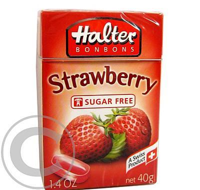 HALTER bonbóny Strawberry 40g (jahoda), HALTER, bonbóny, Strawberry, 40g, jahoda,