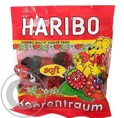 HARIBO Beerentraum 100 g želatinové ovocné bonbony 555, HARIBO, Beerentraum, 100, g, želatinové, ovocné, bonbony, 555