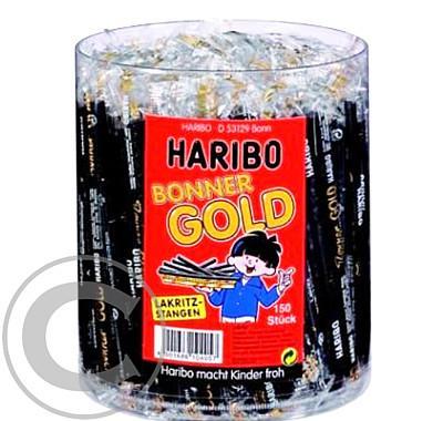 HARIBO Bonner Gold Box lékořicová tyčka 150 ks 586, HARIBO, Bonner, Gold, Box, lékořicová, tyčka, 150, ks, 586