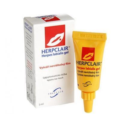 HERPCLAIR herpes labialis gel 5 ml, HERPCLAIR, herpes, labialis, gel, 5, ml