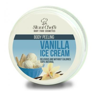 HRISTINA Přírodní tělový peeling vanilková zmrzlina na bázi mořské soli 250 ml