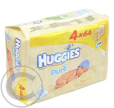 Huggies wipes quad (4x56) pure
