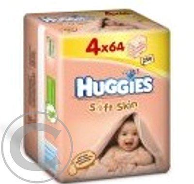 Huggies wipes quad (4x56) shea butter (soft skin)