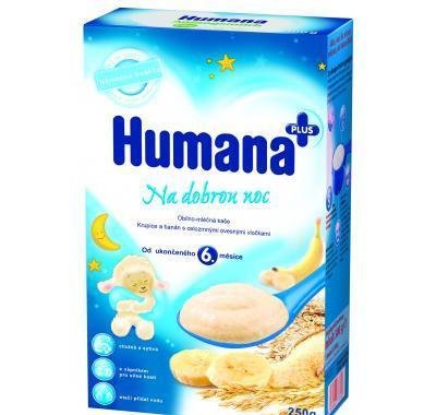 Humana obilno-mléčná kaše Na dobrou noc od 6. měsíce 250 g, Humana, obilno-mléčná, kaše, Na, dobrou, noc, od, 6., měsíce, 250, g