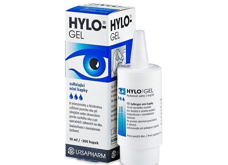 HYLO-GEL zvlhčující oční kapky 10 ml, HYLO-GEL, zvlhčující, oční, kapky, 10, ml