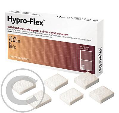 Hypro - Flex kolagenový obvaz 20 x 25 mm 6 ks, Hypro, Flex, kolagenový, obvaz, 20, x, 25, mm, 6, ks