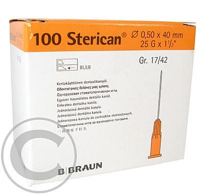 Injekční jehla PH 0.5x40 25g 1 1/2 oranžová Sterican 100ks, Injekční, jehla, PH, 0.5x40, 25g, 1, 1/2, oranžová, Sterican, 100ks