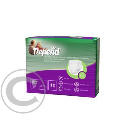 Inkontinenční vložky absorpční prodyšné DEPEND Slip Super Pl.L/20ks