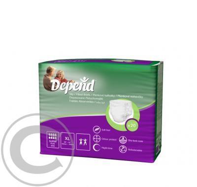 Inkontinenční vložky absorpční prodyšné DEPEND Slip Super Pl.XL20ks