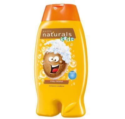 Jemný šampon a kondicionér 2 v 1 s kokosem (Crazy Coconut Shampoo & Conditioner) 250 ml, Jemný, šampon, kondicionér, 2, 1, kokosem, Crazy, Coconut, Shampoo, &, Conditioner, 250, ml