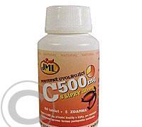 JML Vitamin C tbl. 65x500mg postupným uvolňováním s šípky, JML, Vitamin, C, tbl., 65x500mg, postupným, uvolňováním, šípky