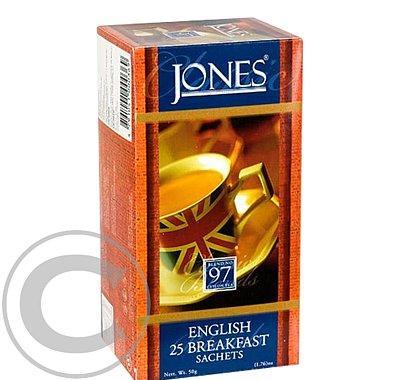 Jones Tea English Breakfast 25x2g sáčky, Jones, Tea, English, Breakfast, 25x2g, sáčky