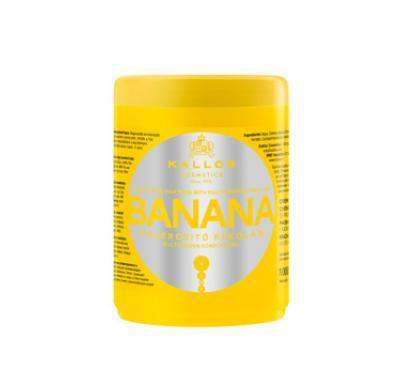KALLOS Banánová posilující maska obsahující komplex vitamínů (Banana hair mask with multi-vitamin komplex) 1000 ml