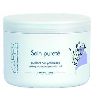 Karés maska proti lupům (Purifying mask with lavender for scalp with dry dandruff) 200 ml