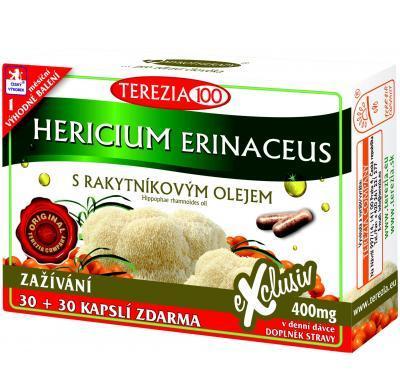 TEREZIA COMPANY Hericium erinaceus s rakytníkovým olejem 30   30 kapslí, TEREZIA, COMPANY, Hericium, erinaceus, rakytníkovým, olejem, 30, , 30, kapslí
