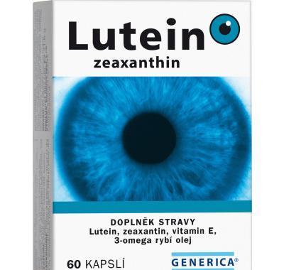 GENERICA Lutein zeaxanthin 60 kapslí, GENERICA, Lutein, zeaxanthin, 60, kapslí