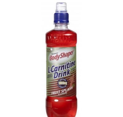 L-Carnitine Fitness Drink, nápoj s L-carnitinem, 500ml, Weider - Sunny Orange