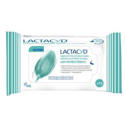 Lactacyd ubrousky antibakteriální 15 kusů, Lactacyd, ubrousky, antibakteriální, 15, kusů
