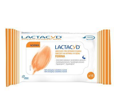 Lactacyd ubrousky Femina 15 kusů, Lactacyd, ubrousky, Femina, 15, kusů