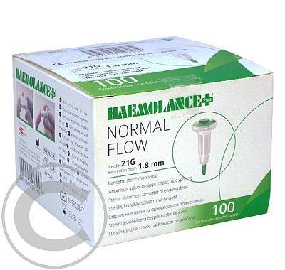Lancety Haemolance 100 kusů - pro dospělé (zelené) 2703