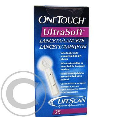 Lancety OneTouch UltraSoft 25 ks, Lancety, OneTouch, UltraSoft, 25, ks