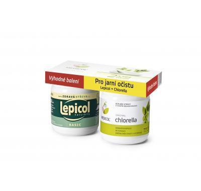 Lepicol basic 180 g prášek   Chlorella 750 tbl. Duopack