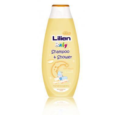 Lilien Baby šampon   sprchový gel Mango&Papaya 400 ml, Lilien, Baby, šampon, , sprchový, gel, Mango&Papaya, 400, ml