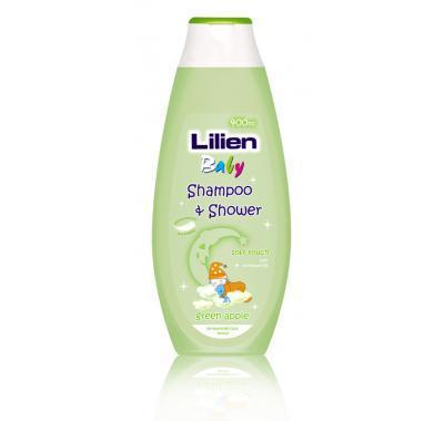 Lilien Baby šampon   sprchový gel Zelené jablko 400 ml, Lilien, Baby, šampon, , sprchový, gel, Zelené, jablko, 400, ml