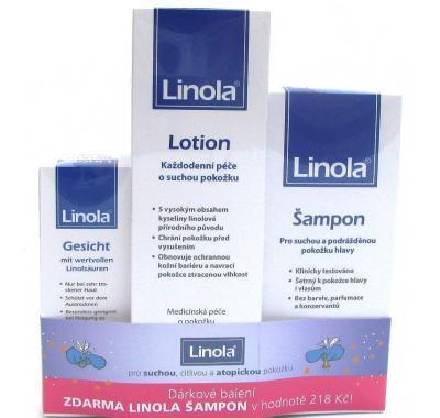 Linola set (Gesicht   Lotion   Šampon) 2 1 ZDARMA, Linola, set, Gesicht, , Lotion, , Šampon, 2, 1, ZDARMA