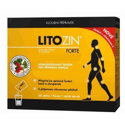 LitoZin Forte s vitaminem C 20 sáčků, LitoZin, Forte, vitaminem, C, 20, sáčků