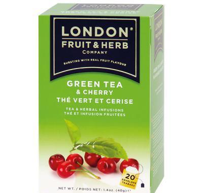LONDON FRUIT & HERB zelený čaj s višní 20x2 g