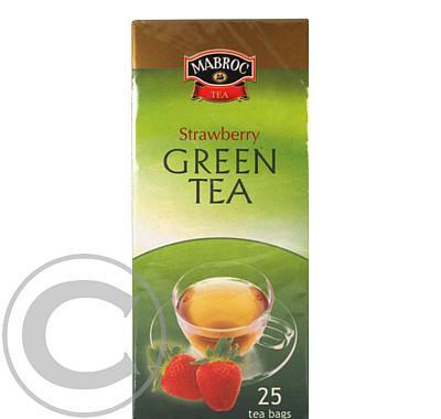 MABROC čaj Zelený Jahoda 25 x 2g, MABROC, čaj, Zelený, Jahoda, 25, x, 2g