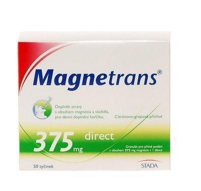 Magnestrans 375 mg 50 tyčinek granulátu