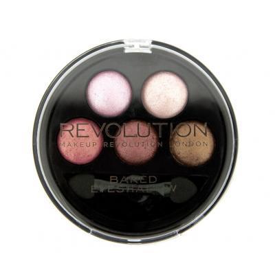 Makeup Revolution Chocolate Deluxe paletka 5 zapečených očních stínů 4 g, Makeup, Revolution, Chocolate, Deluxe, paletka, 5, zapečených, očních, stínů, 4, g