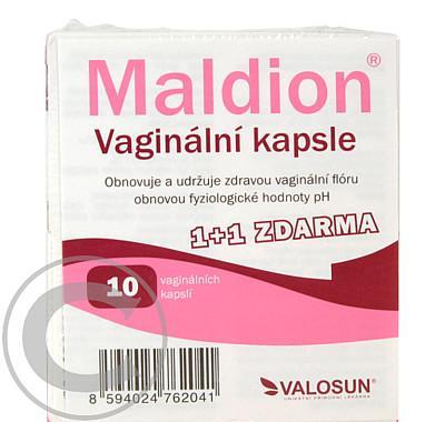 Maldion 10 vaginálních kapslí   10 kapslí ZDARMA