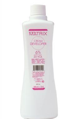 Matrix Cream Developer 20VOL Aktivátor 6% pro barvy na vlasy 1000 ml