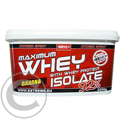 Maximum Whey Protein Isolate 2200 g banán, Maximum, Whey, Protein, Isolate, 2200, g, banán