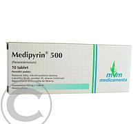 MEDIPYRIN 500  10X500MG Tablety, MEDIPYRIN, 500, 10X500MG, Tablety