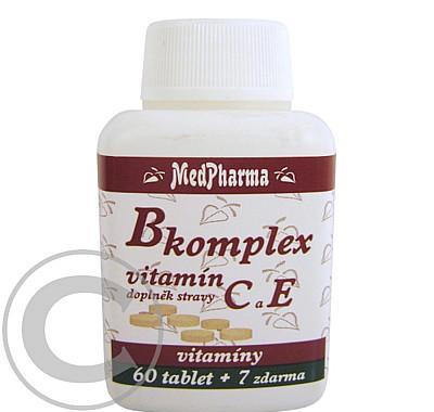 MedPharma B-komplex   vitamín C   vitamín E tbl. 67