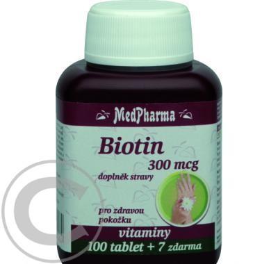 MedPharma Biotin 300mcg tbl.107, MedPharma, Biotin, 300mcg, tbl.107