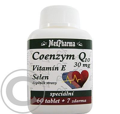 MedPharma Coenzym Q10 30mg   vitamín E   selen tbl.67, MedPharma, Coenzym, Q10, 30mg, , vitamín, E, , selen, tbl.67